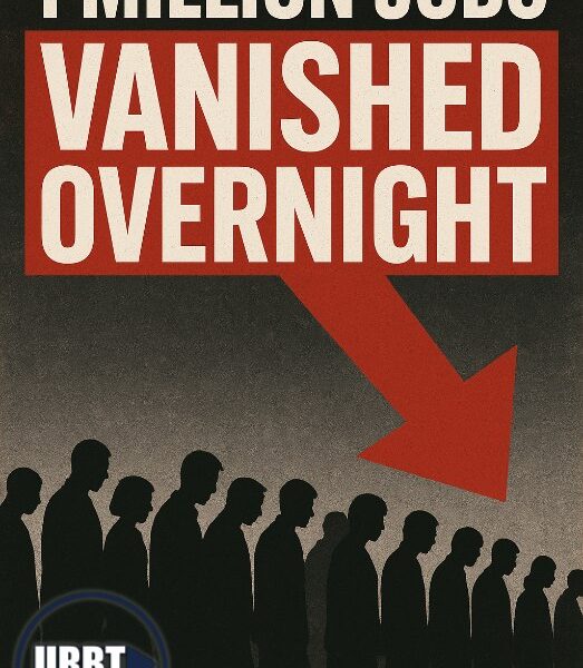 1 Million Jobs Vanished Overnight