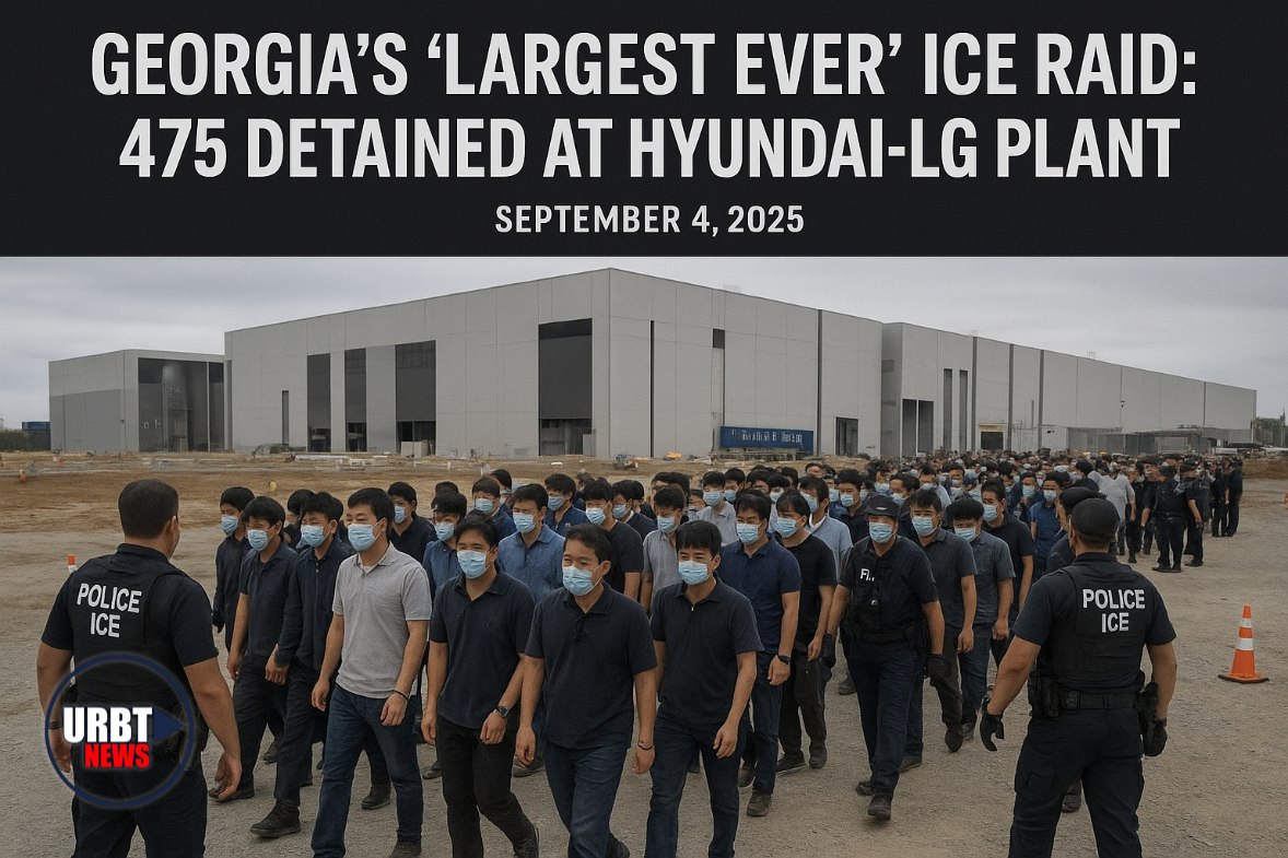 Georgia's "Largest Ever" ICE Raid: 475 Detained at Hyundai-LG Plant