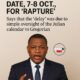 A South African pastor has set a NEW date for the Rapture. It is now scheduled for October 7-8. He claims the previous date was incorrect. This was due to an oversight. The pastor says he miscalculated based on the Julian calendar. He should have used the Gregorian calendar.