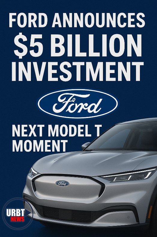 Ford Announces $5 Billion Investment: Next Model T Moment